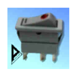 Rocker Switch + Neon Grey 16A 240V Suits Dimplex Storage, convectors and Many Applications C2500﻿
